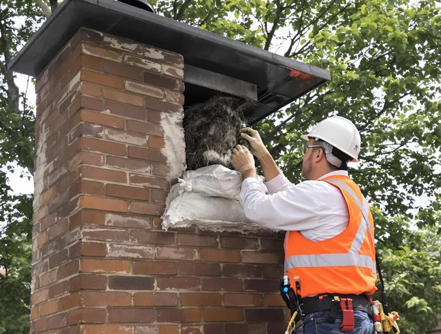 Humane removal of debris and animals by Colchester Chimney Sweep in Colchester, CT