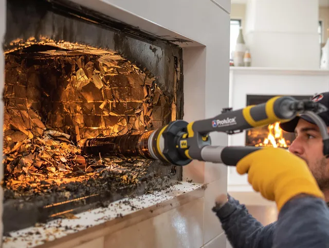 Professional chimney cleaning by Colchester Chimney Sweep in Colchester, CT