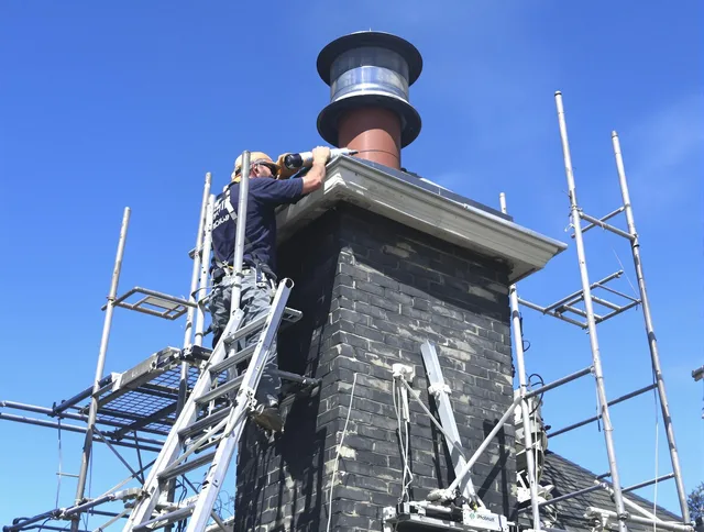 Sturdy chimney crown finished by Colchester Chimney Sweep in Colchester, CT