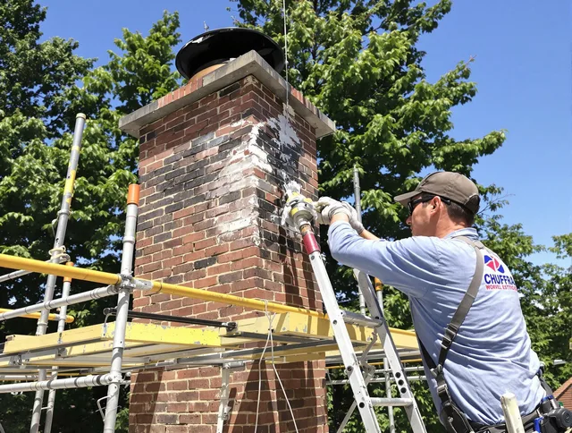 Structural chimney repair by Colchester Chimney Sweep in Colchester, CT