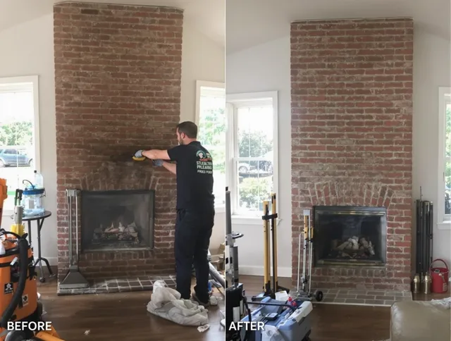 Finished chimney sweeping service by Colchester Chimney Sweep in Colchester, CT